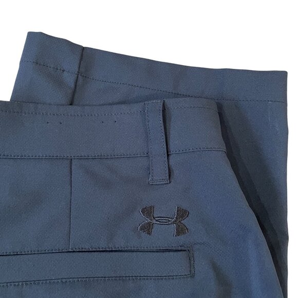 Under Armour Hybrid Pants Men's Size 34x32 Black Loose Fit Golf Casual - Picture 4 of 5